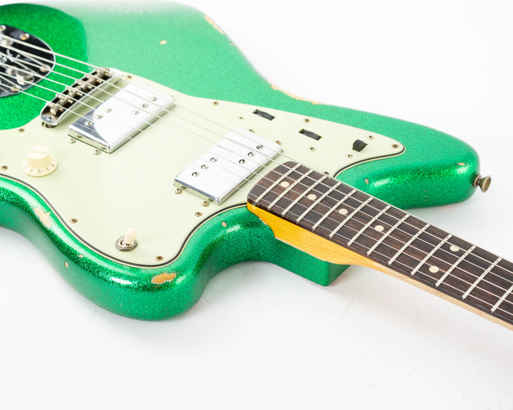 Fender Custom Shop '61 Jazzmaster Heavy Relic 2023 Candy Green Sparkle