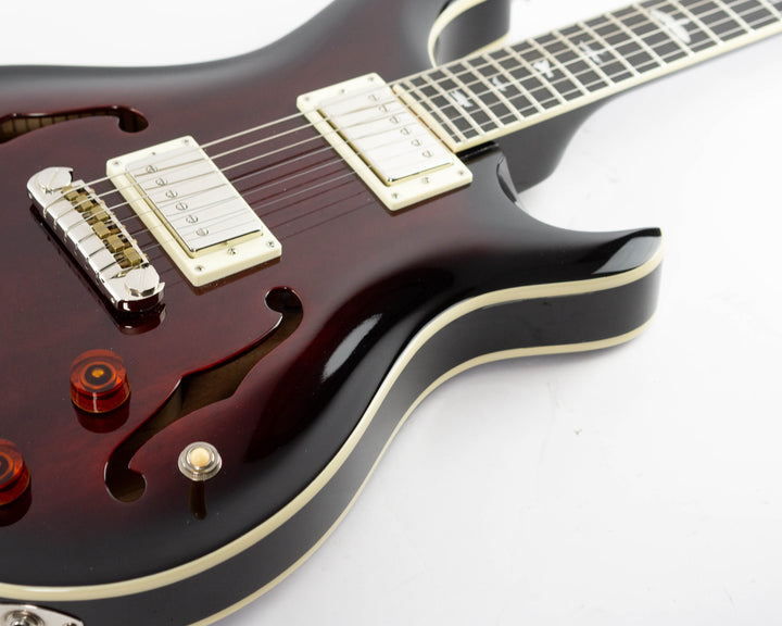 PRS SE Hollowbody Standard 2022 Fire Red Burst