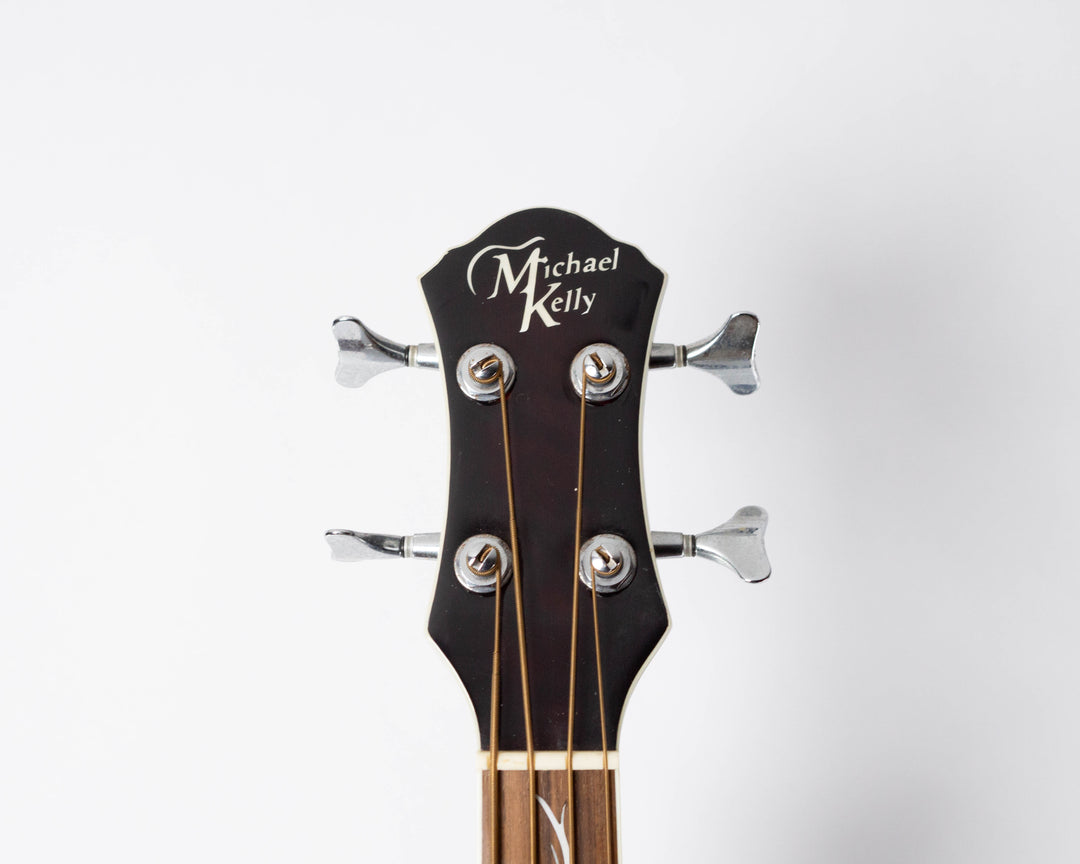 Michael Kelly Dragonfly MKDF4FLTBC Fretless Acoustic Bass 2013 Trans Black Cherry