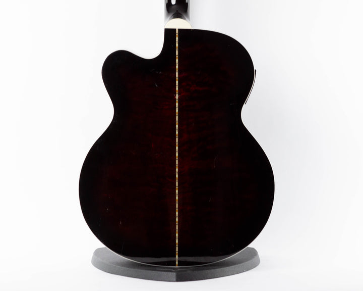 Michael Kelly Dragonfly MKDF4FLTBC Fretless Acoustic Bass 2013 Trans Black Cherry