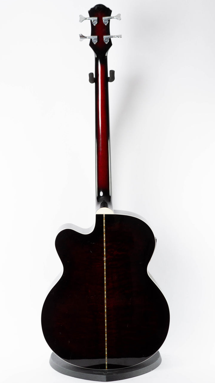 Michael Kelly Dragonfly MKDF4FLTBC Fretless Acoustic Bass 2013 Trans Black Cherry