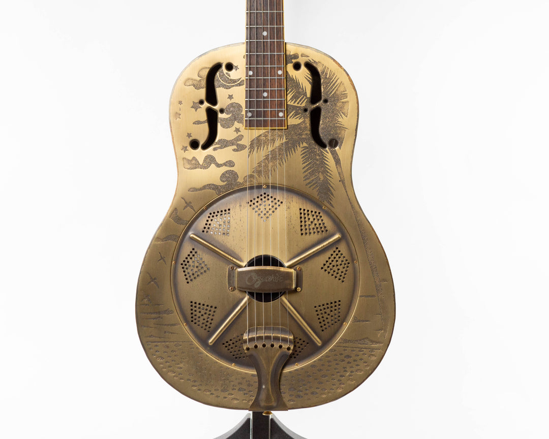 Ozark 3616 Deluxe Biscuit Resonator 2010s Bronze Over Brass