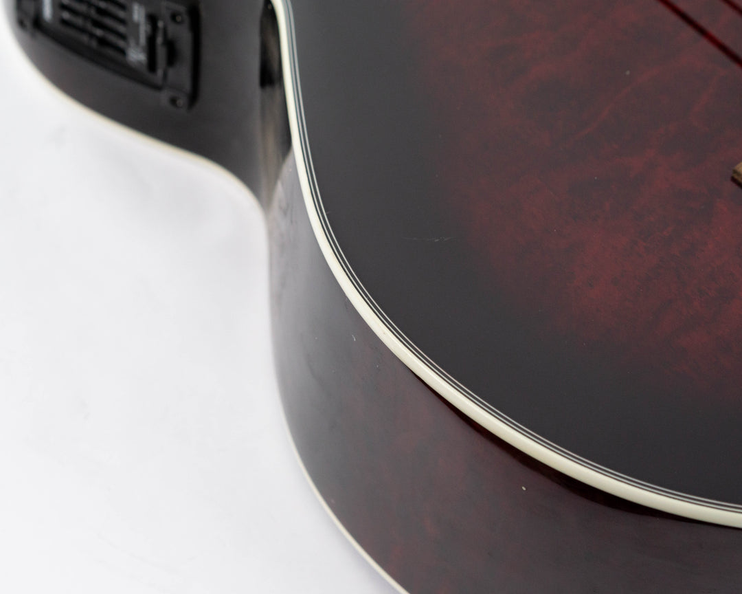 Michael Kelly Dragonfly MKDF4FLTBC Fretless Acoustic Bass 2013 Trans Black Cherry