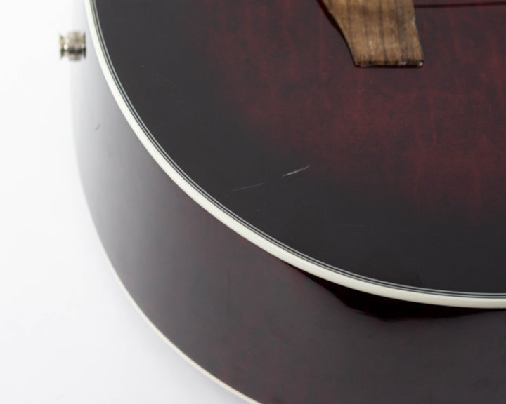 Michael Kelly Dragonfly MKDF4FLTBC Fretless Acoustic Bass 2013 Trans Black Cherry