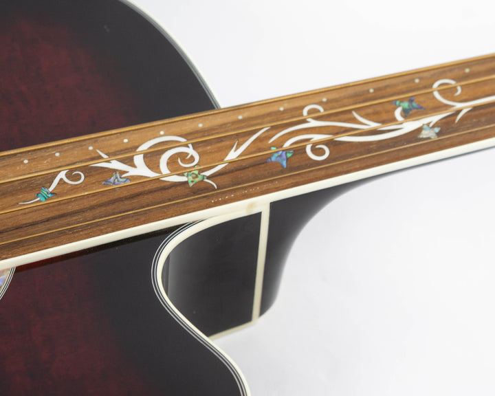 Michael Kelly Dragonfly MKDF4FLTBC Fretless Acoustic Bass 2013 Trans Black Cherry