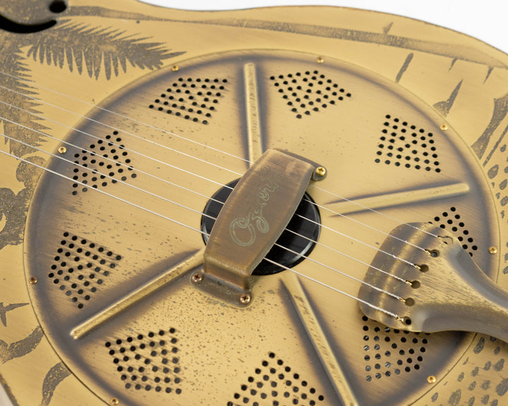 Ozark 3616 Deluxe Biscuit Resonator 2010s Bronze Over Brass