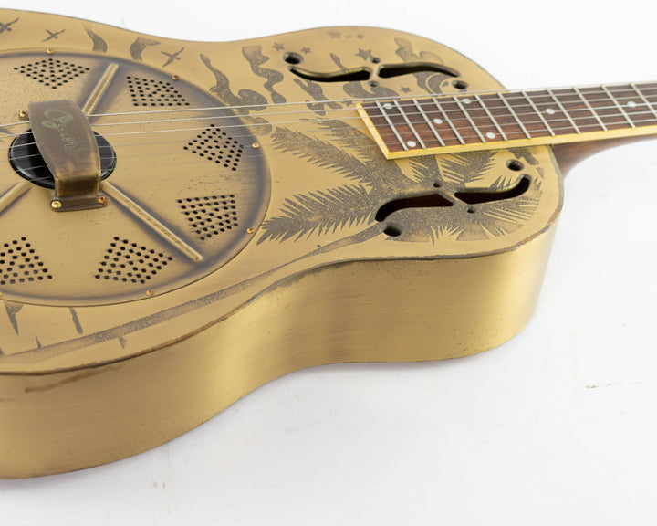 Ozark 3616 Deluxe Biscuit Resonator 2010s Bronze Over Brass