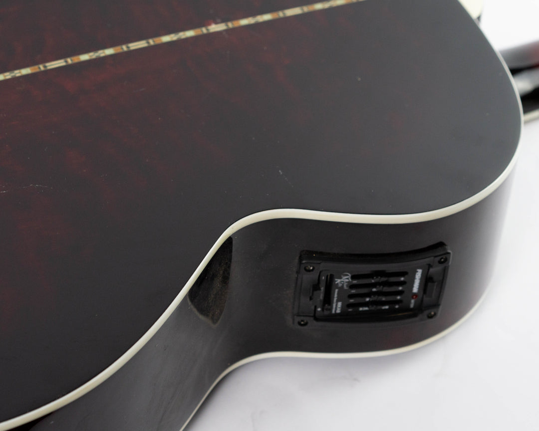 Michael Kelly Dragonfly MKDF4FLTBC Fretless Acoustic Bass 2013 Trans Black Cherry