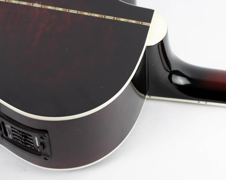 Michael Kelly Dragonfly MKDF4FLTBC Fretless Acoustic Bass 2013 Trans Black Cherry