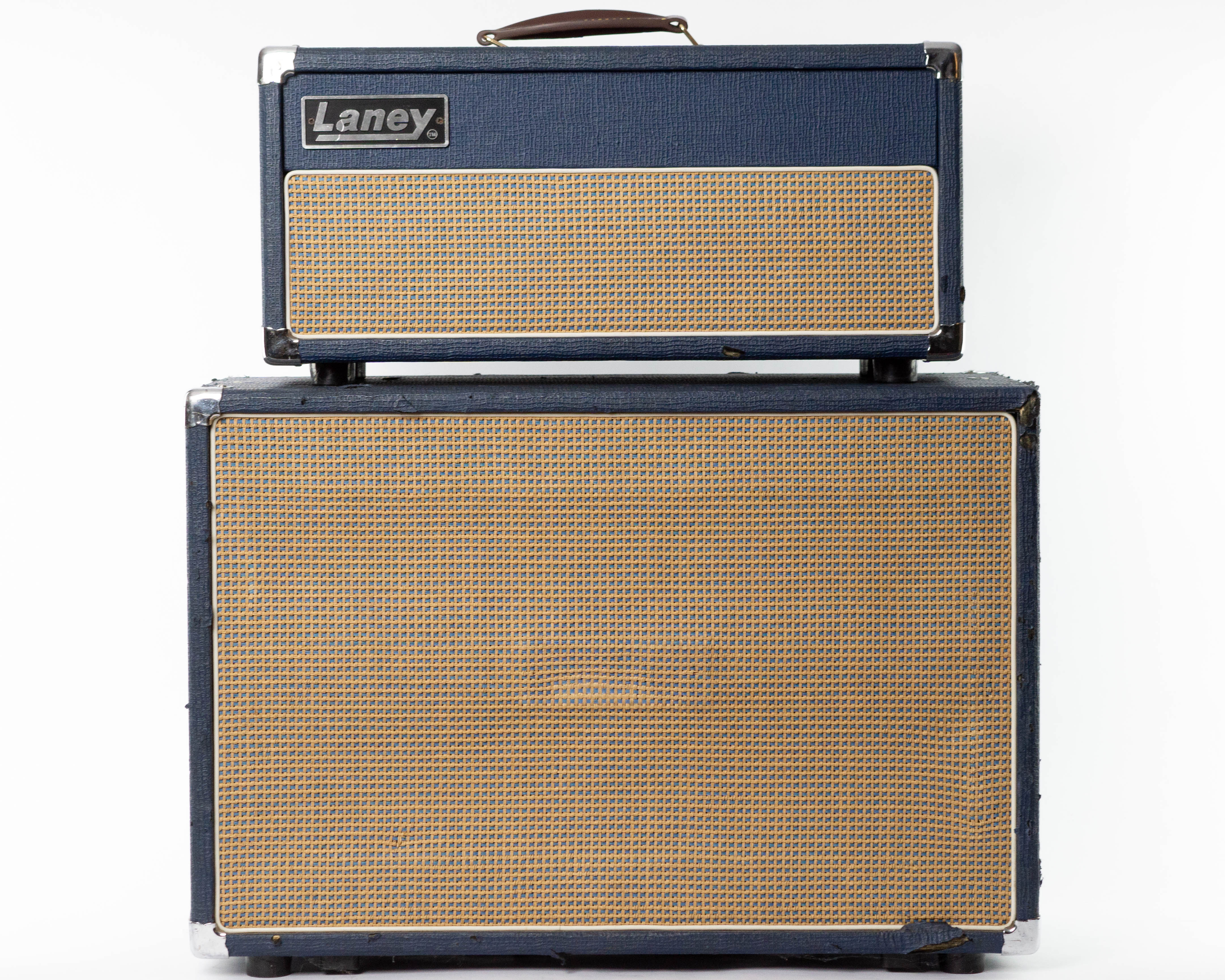 希少！英国製LANEY LIONHEART L20H ヘッドアンプ単体 Laney Lionheart L20H 20W Tube Guitar Amp Head Blue Tolex | Guitar