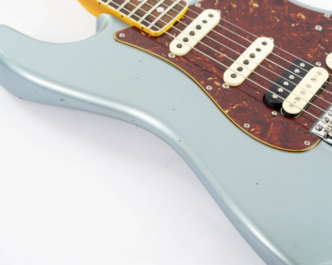 Fender Custom Shop Limited Edition 1967 Stratocaster HSS Journeyman Relic 2023 Faded Aged Ice Blue Metallic