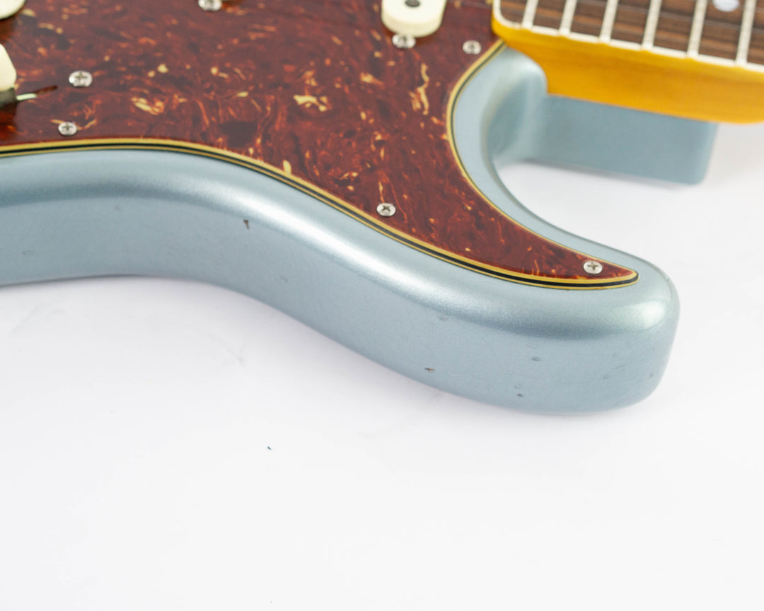 Fender Custom Shop Limited Edition 1967 Stratocaster HSS Journeyman Relic 2023 Faded Aged Ice Blue Metallic