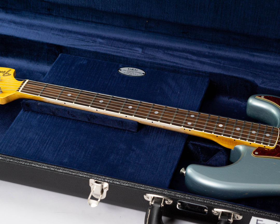Fender Custom Shop Limited Edition 1967 Stratocaster HSS Journeyman Relic 2023 Faded Aged Ice Blue Metallic