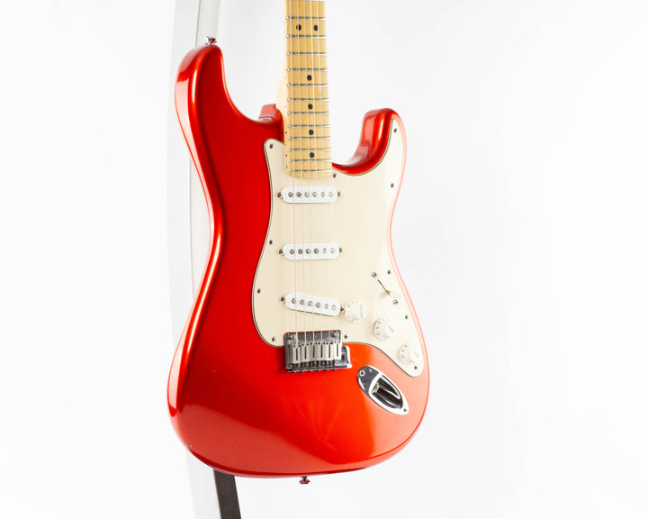Fender American Deluxe Stratocaster Body Highway One Neck 2006 Chrome Red