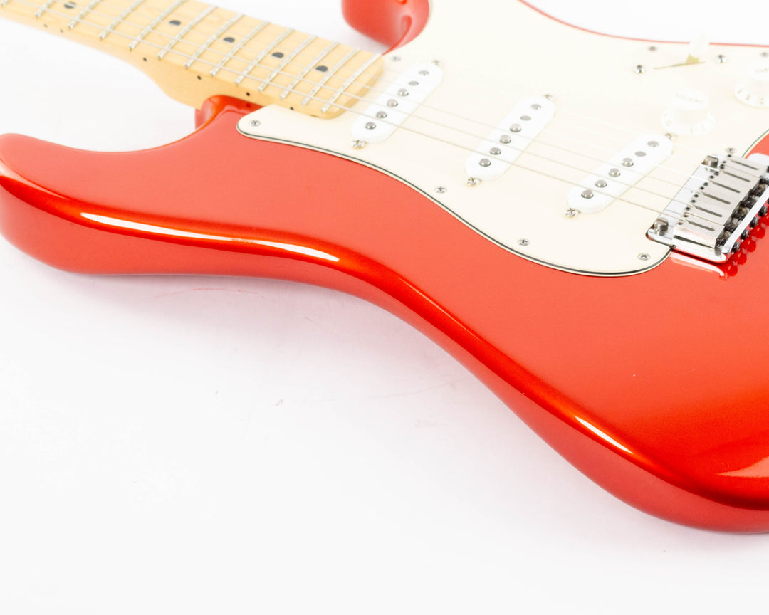 Fender American Deluxe Stratocaster Body Highway One Neck 2006 Chrome Red