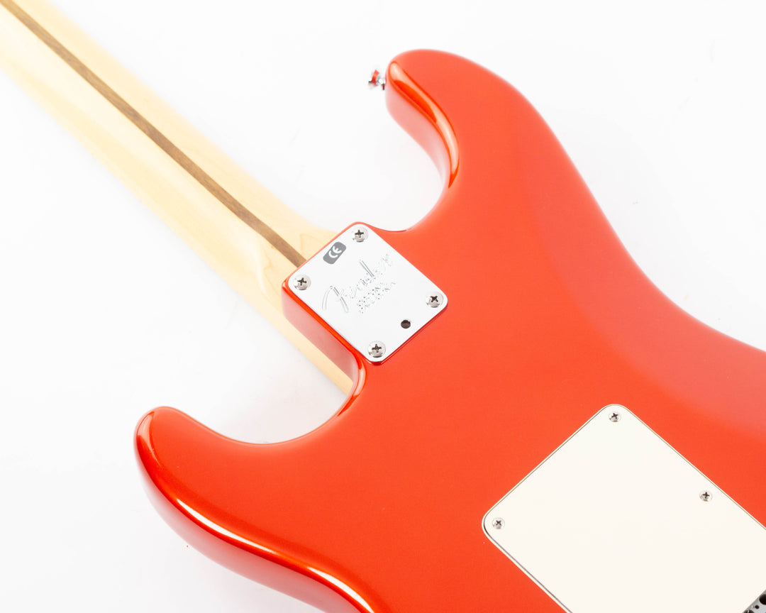 Fender American Deluxe Stratocaster Body Highway One Neck 2006 Chrome Red