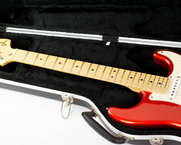 Fender American Deluxe Stratocaster Body Highway One Neck 2006 Chrome Red