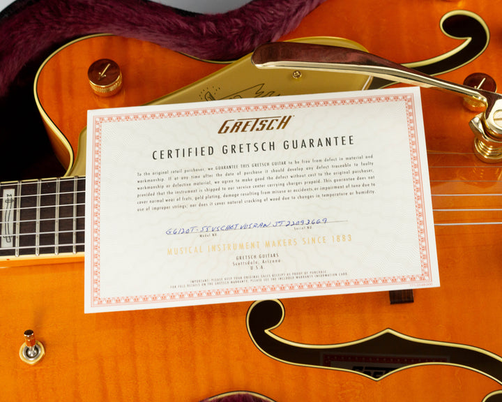 Gretsch G6120T-55 Vintage Select '55 Chet Atkins 2022 Vintage Orange Stain