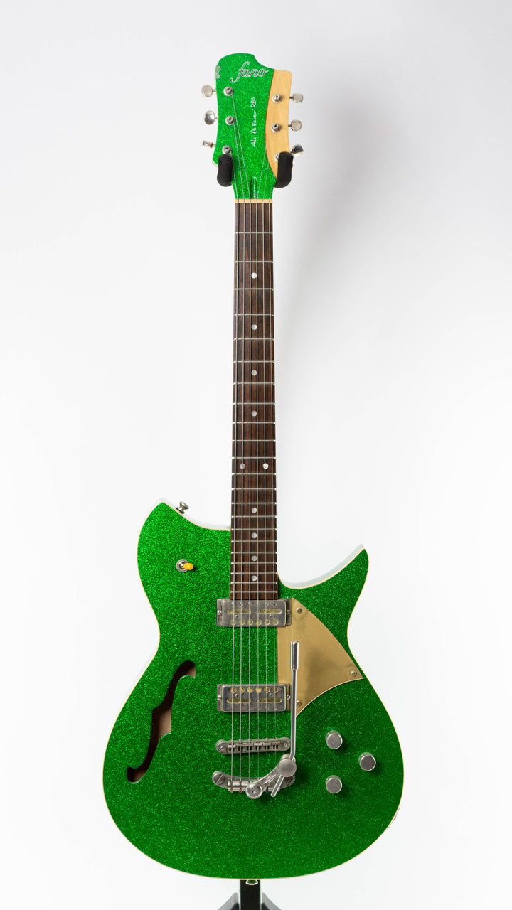 Fano Alt De Facto RB6 Thinline 2023 Candy Green Sparkle Light Distress
