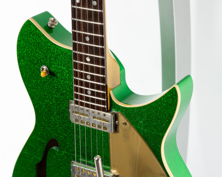 Fano Alt De Facto RB6 Thinline 2023 Candy Green Sparkle Light Distress