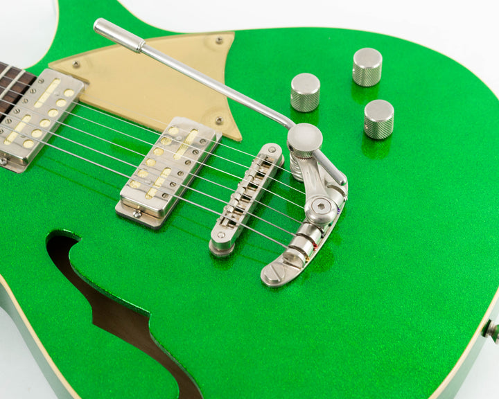 Fano Alt De Facto RB6 Thinline 2023 Candy Green Sparkle Light Distress