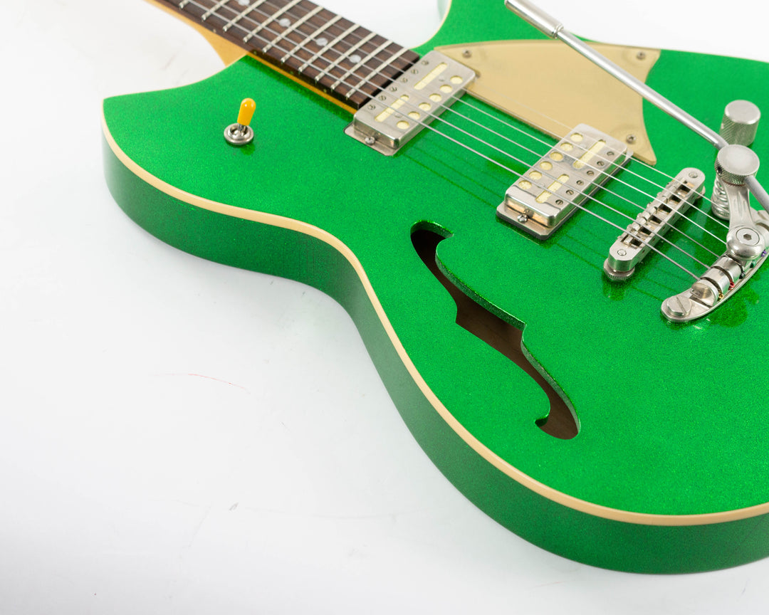 Fano Alt De Facto RB6 Thinline 2023 Candy Green Sparkle Light Distress