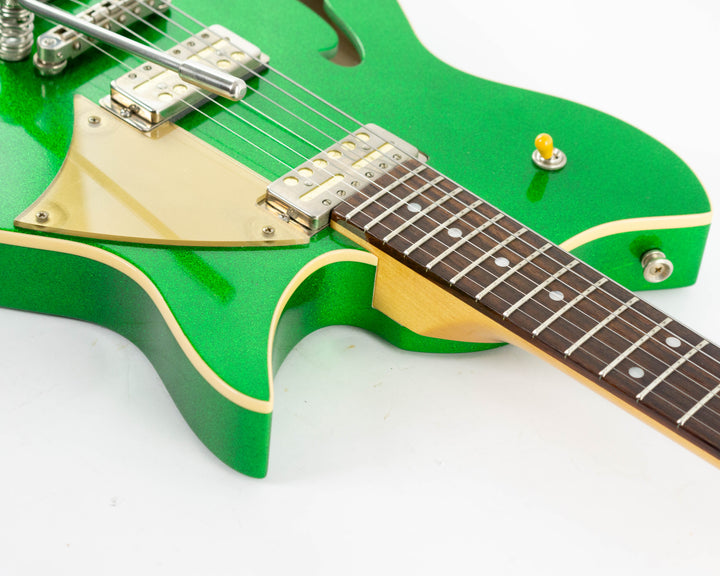 Fano Alt De Facto RB6 Thinline 2023 Candy Green Sparkle Light Distress