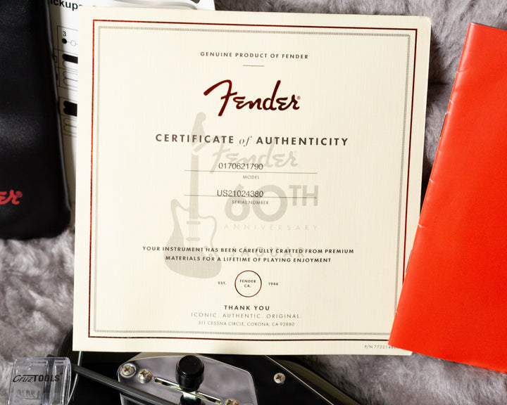 Fender 60th Anniversary Ultra Luxe Jaguar 2022 Texas Tea