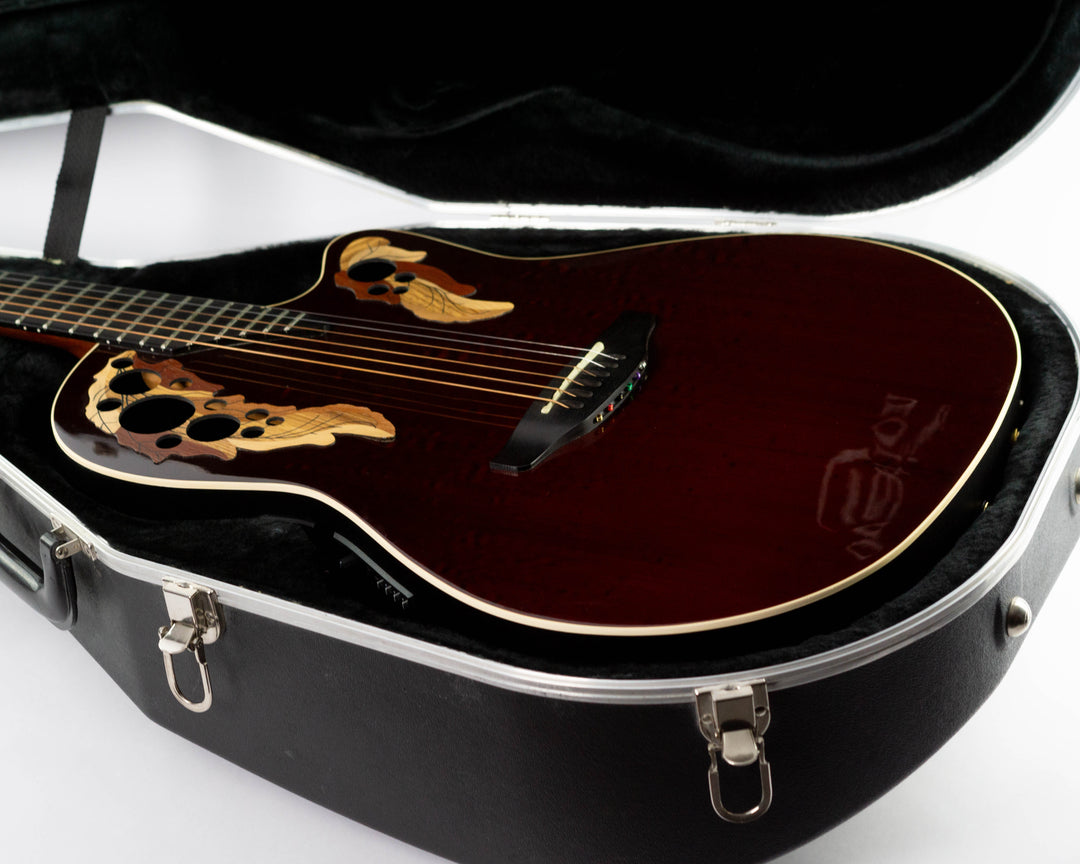 Ovation Adamas 1597 1999 Ruby Red Carbon Fiber