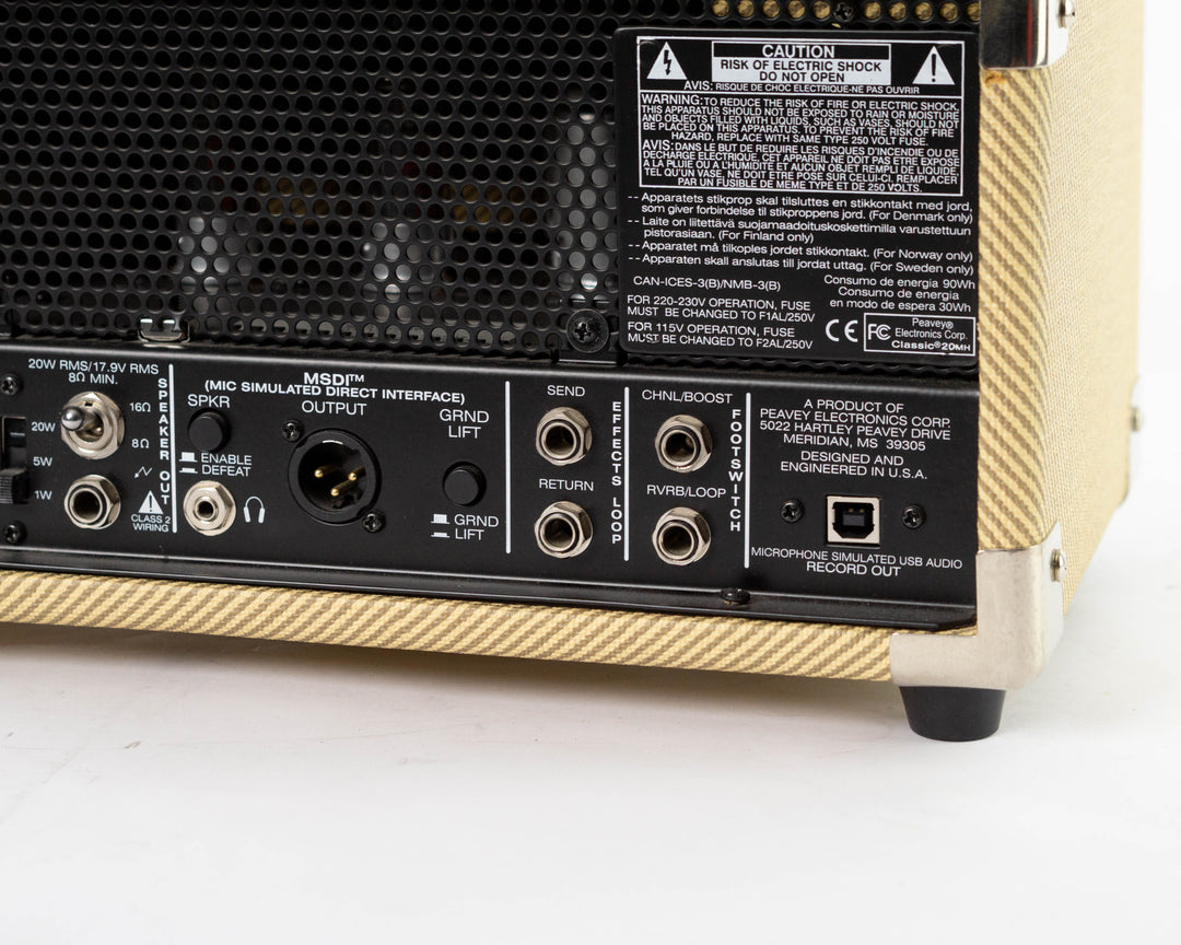 Peavey Classic 20 Mini Head