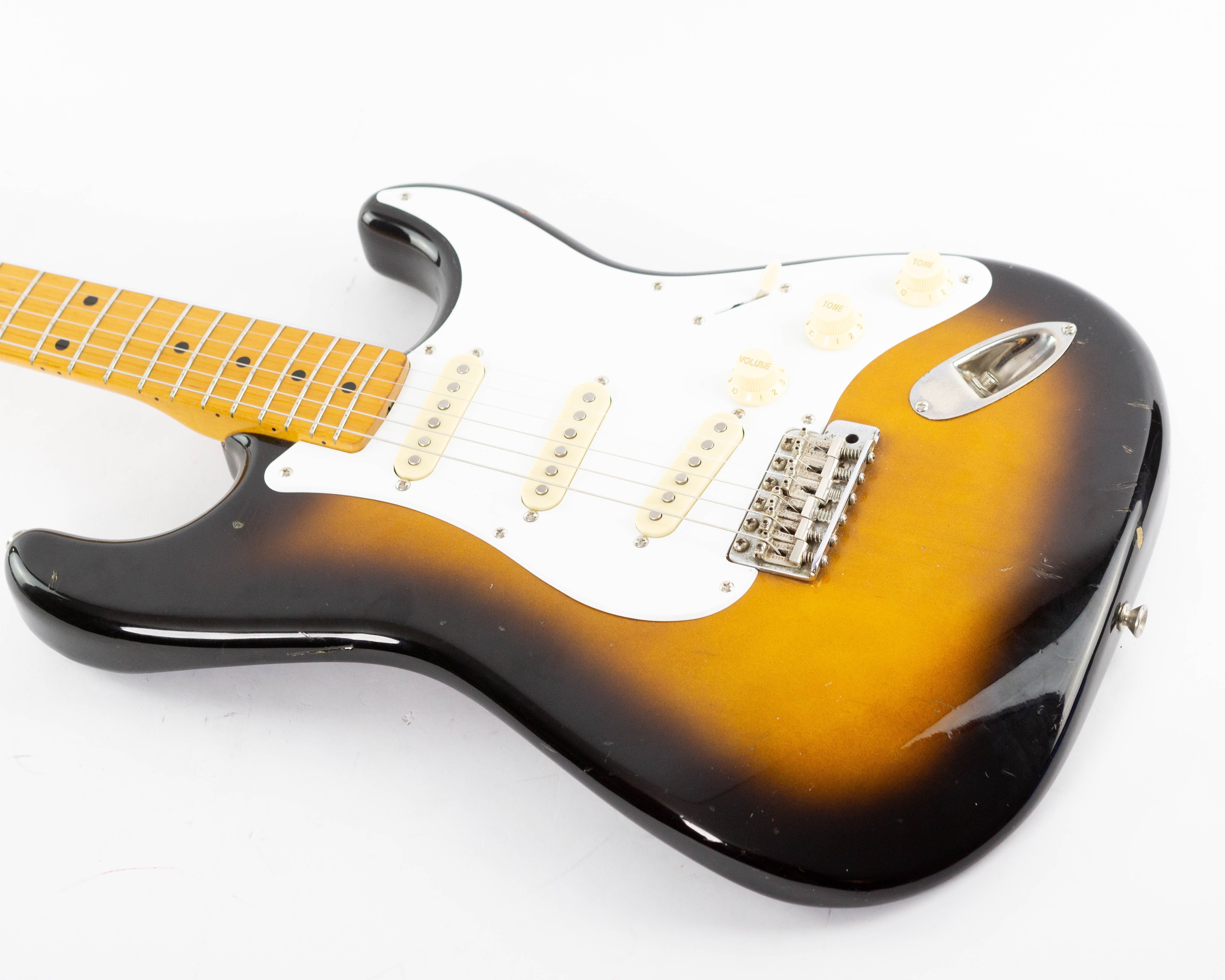 Squier JV Stratocaster '57 1982 Two Tone Sunburst – The58Sound