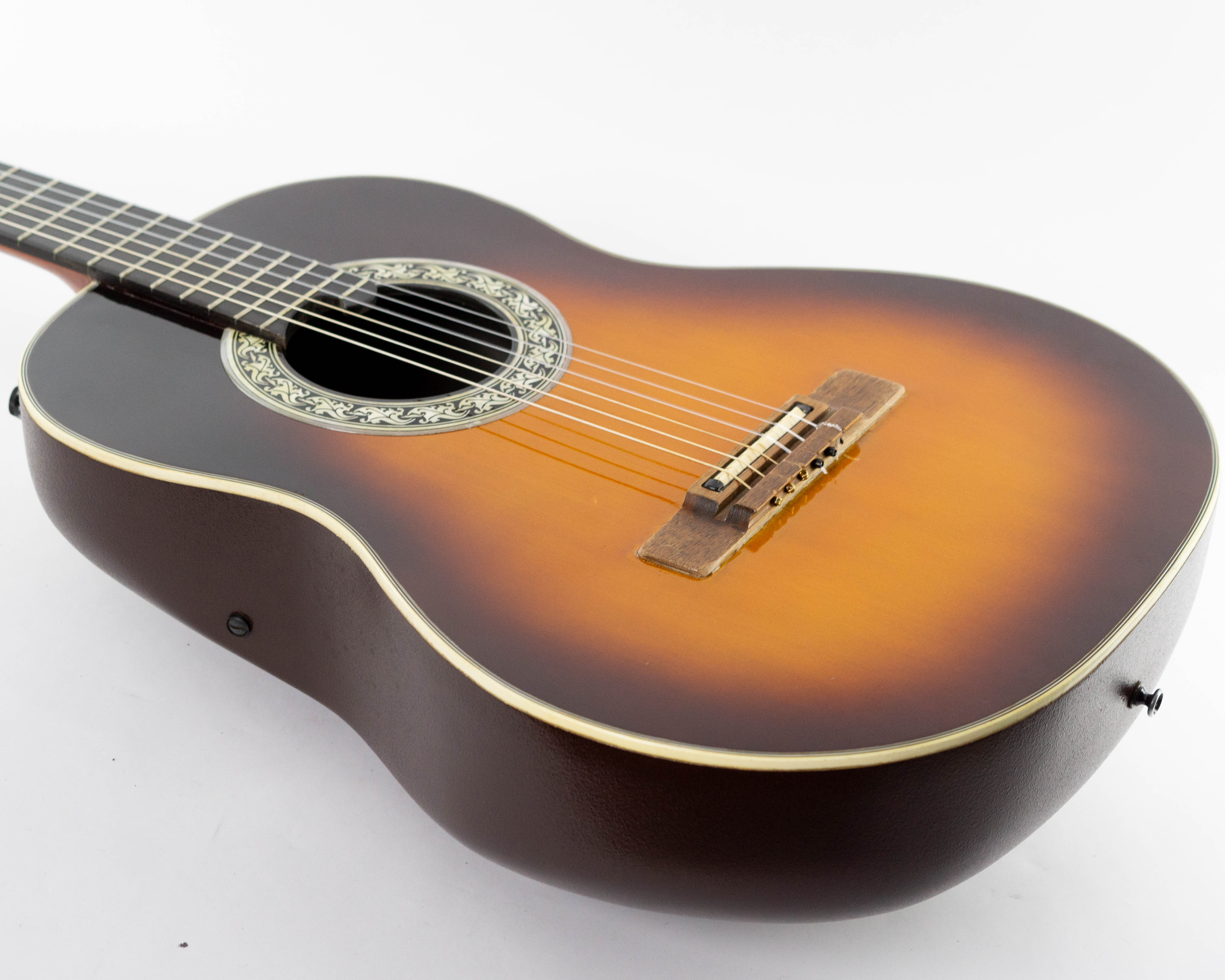 ☆OVATION USA☆NO.1663 Sunburst Classic Guitar エレガット 80年代
