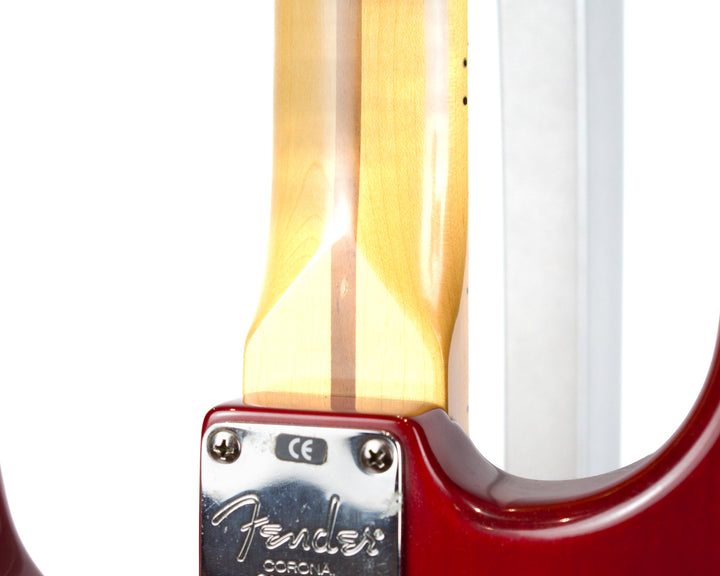 Fender American Deluxe Fat Stratocaster HSS 2000 Crimson Transparent