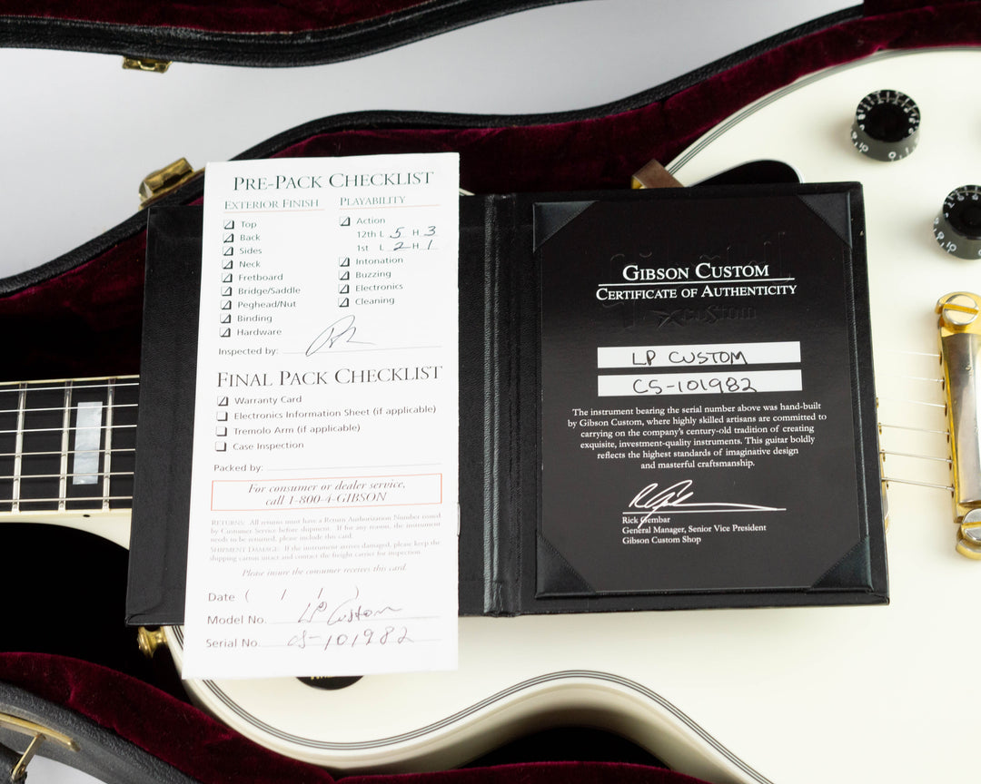 Gibson Les Paul Custom 2011 Alpine White