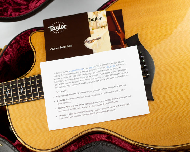 Taylor 814ce 2021 Natural