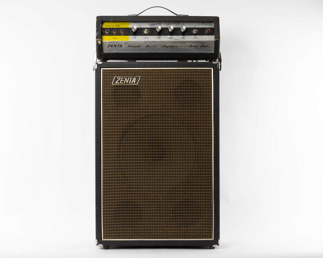 Zenta MIJ CD-15SN Solid State Amplifier Head + Cab