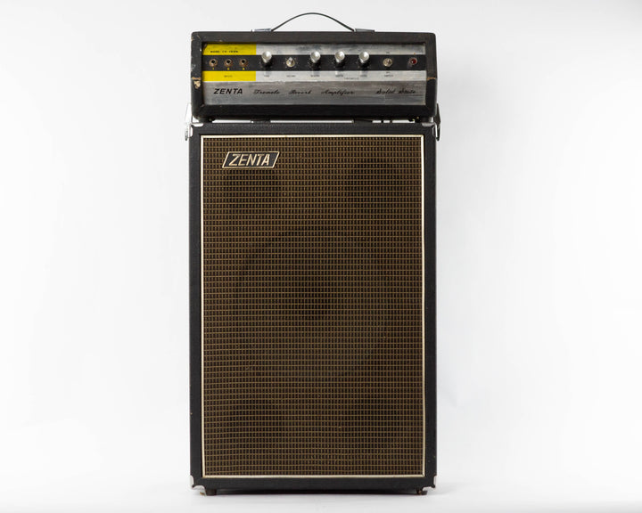 Zenta MIJ CD-15SN Solid State Amplifier Head + Cab
