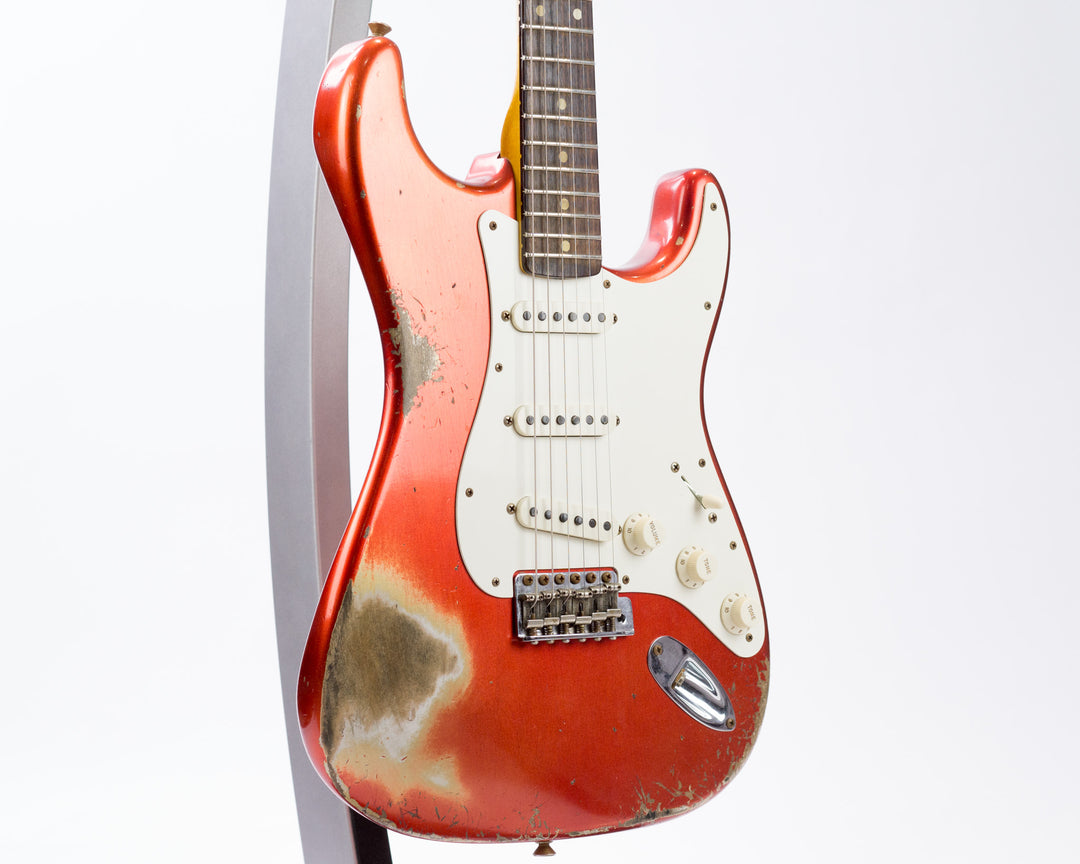 Fender Custom Shop 1959 Stratocaster Heavy Relic 2021 Super Faded Aged Candy Apple Red