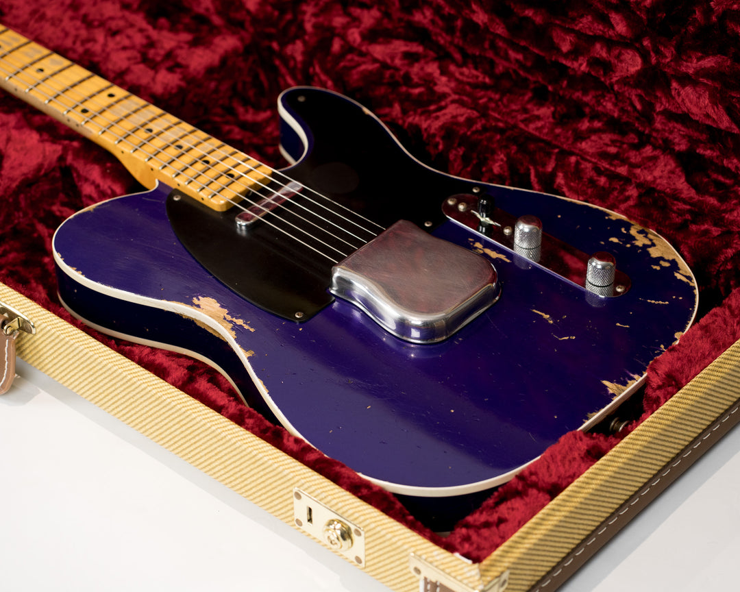 Fender Custom Shop '52 Double Bound Telecaster 2020 Deep Purple Metallic Heavy Relic