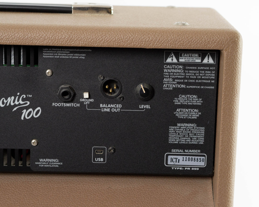 Fender Acoustasonic 100 Combo 2-Channel 100-Watt 1x8" Acoustic Guitar Amp