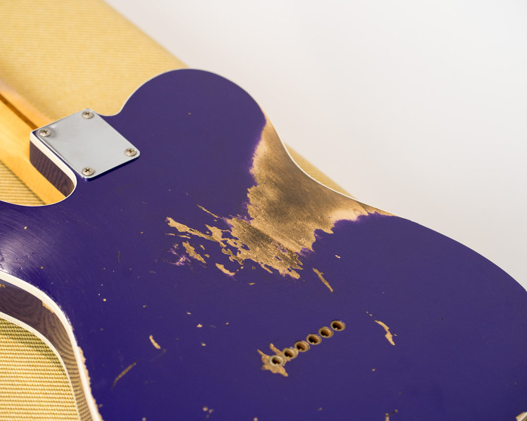Fender Custom Shop '52 Double Bound Telecaster 2020 Deep Purple Metallic Heavy Relic