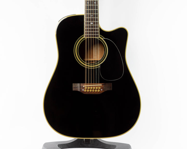 Takamine EF381C 12 String 1991 Gloss Black