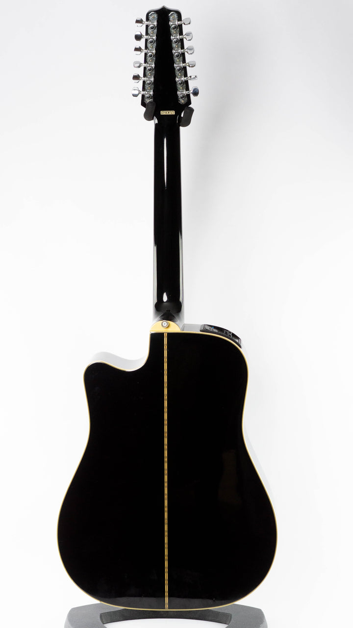 Takamine EF381C 12 String 1991 Gloss Black