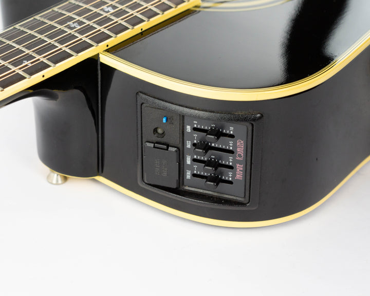 Takamine EF381C 12 String 1991 Gloss Black