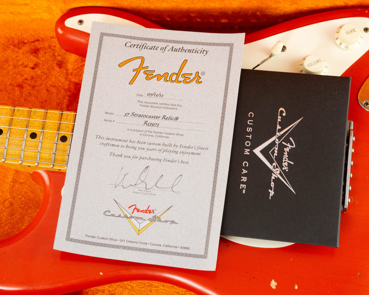Fender Custom Shop 1957 Stratocaster Relic 2011 Fiesta Red