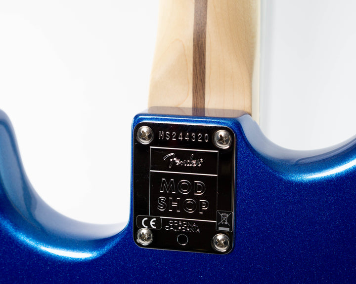 Fender Mod Shop Stratocaster 2023 Mystic Lake Placid Blue With Matching Headstock