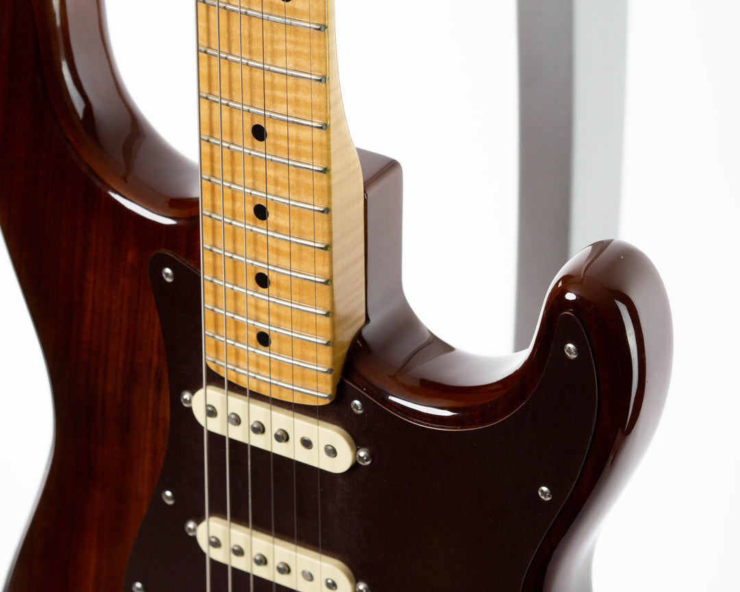 Fender Limited Edition Exotic Collection Shedua Top Stratocaster 2017 Shaded Edge Burst