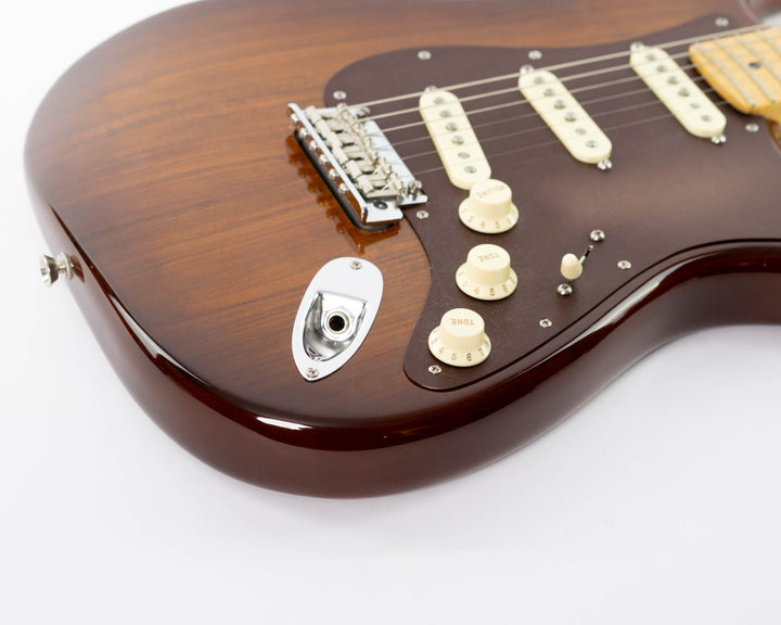 Fender Limited Edition Exotic Collection Shedua Top Stratocaster 2017 Shaded Edge Burst