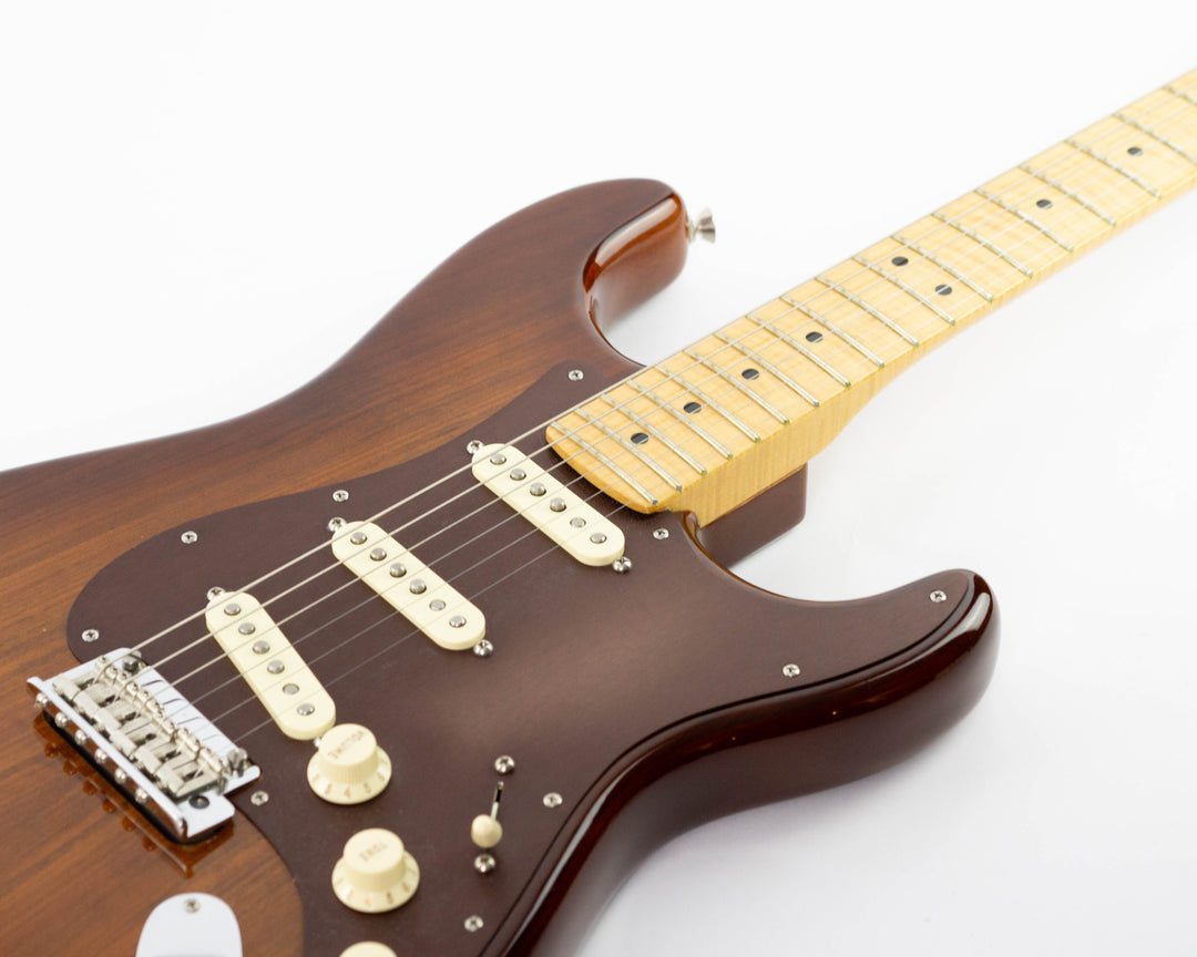 Fender Limited Edition Exotic Collection Shedua Top Stratocaster 2017 Shaded Edge Burst