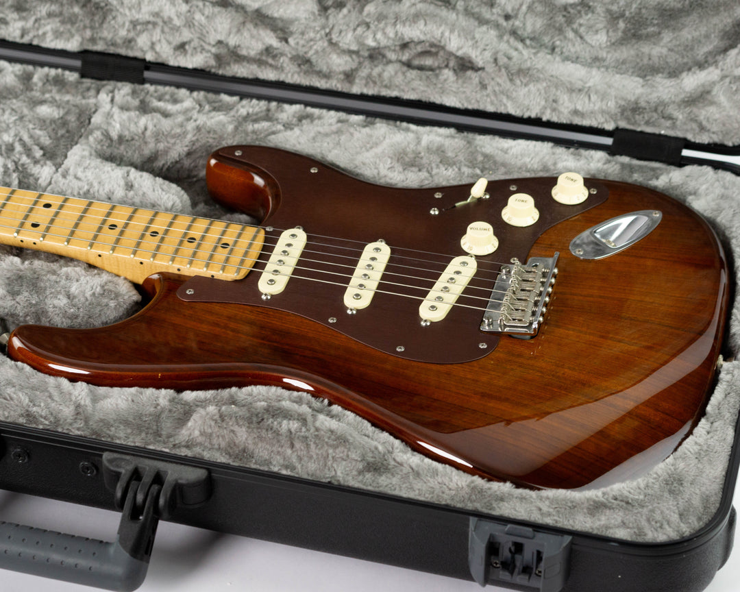 Fender Limited Edition Exotic Collection Shedua Top Stratocaster 2017 Shaded Edge Burst